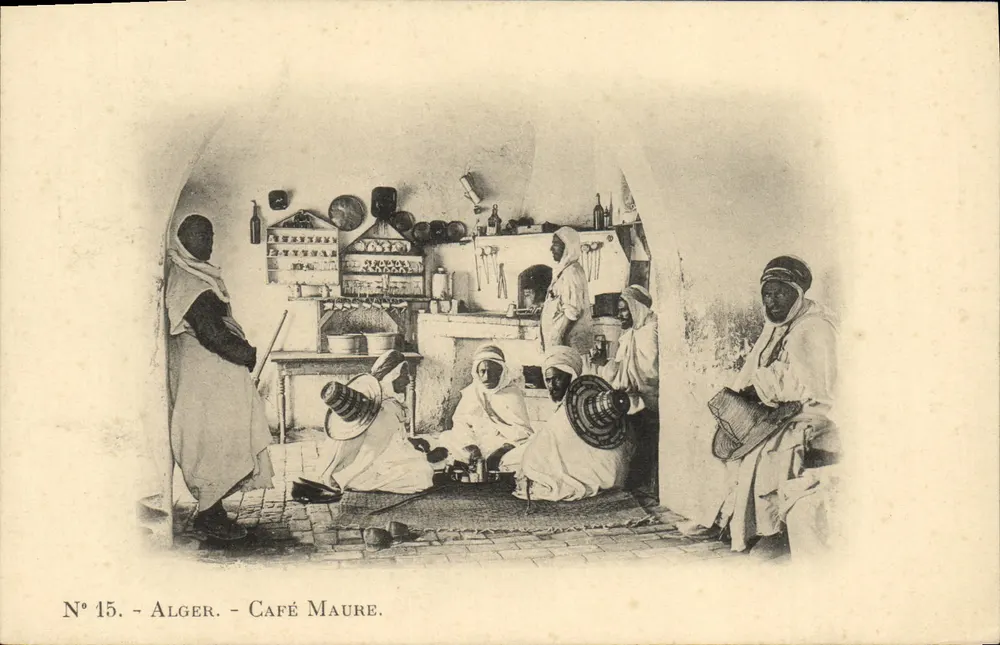 Café Maure — Alger — Arnold Vollenweider, n°15 - Awers