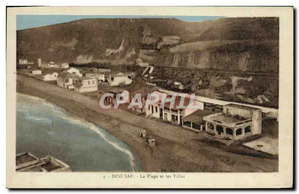 Beni Saf — Die Strände und Villen — Phototypie Ébts Photo Albert, Alger - Vorderseite