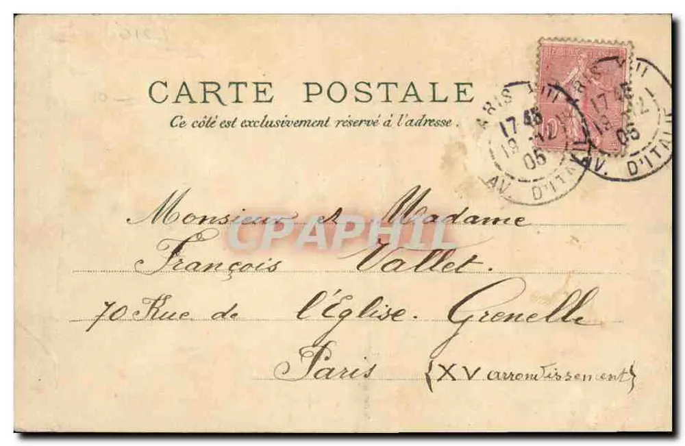 Portugal — scène de village avec couple en costume — CHOCOLAT MASSON PARIS - Rückseite