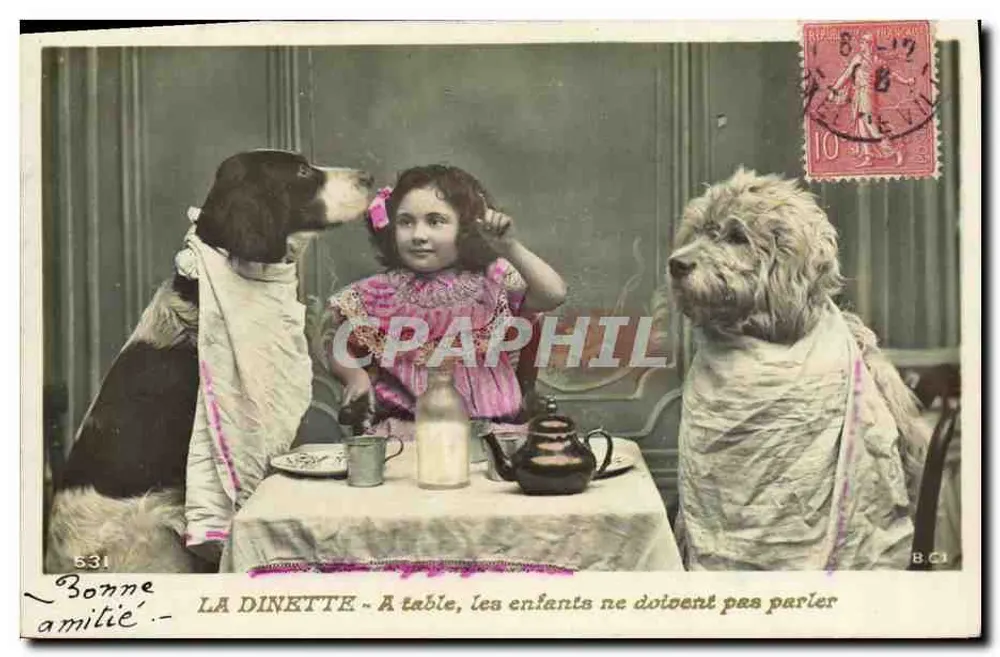 La Dinette - Am Tisch, Kinder sollten nicht sprechen — anonymer Verlag, n° 531 - Vorderseite