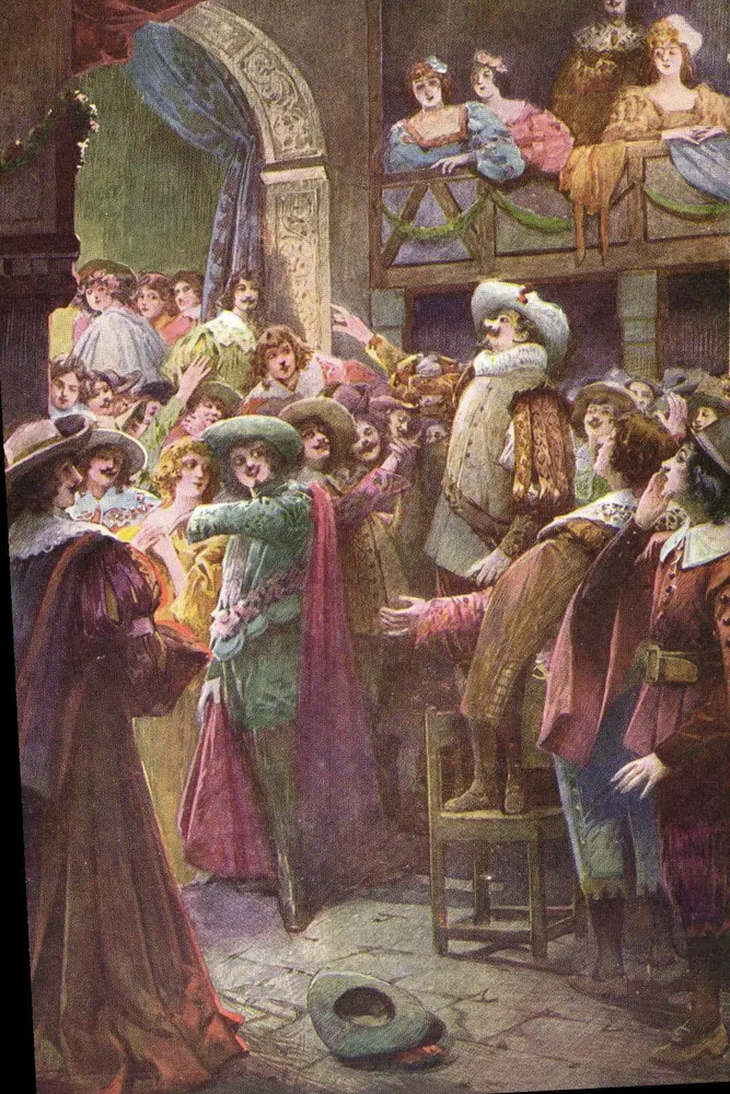 Theaterszene — Illustration — Verlag nicht sichtbar - Vorderseite