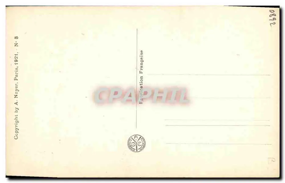 Boxeador — G. Carpentier — A.N. Paris - Verso