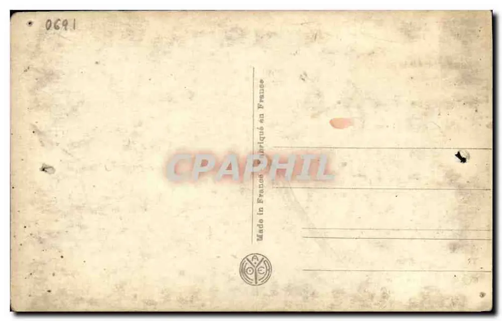Boxeador Eugène Criqui — Paris — A.N. Paris - Verso