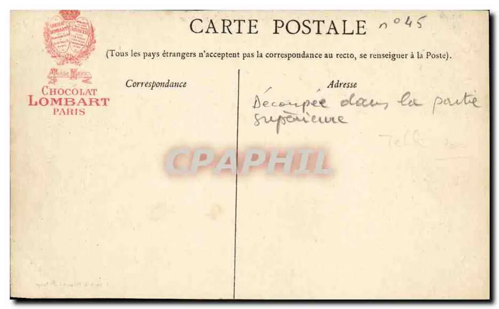 Die Verkäuferin des Petit-Noir — Die kleinen Handwerke Pariser — H. Lasc & E. Peraud & Cie, Paris - Rückseite