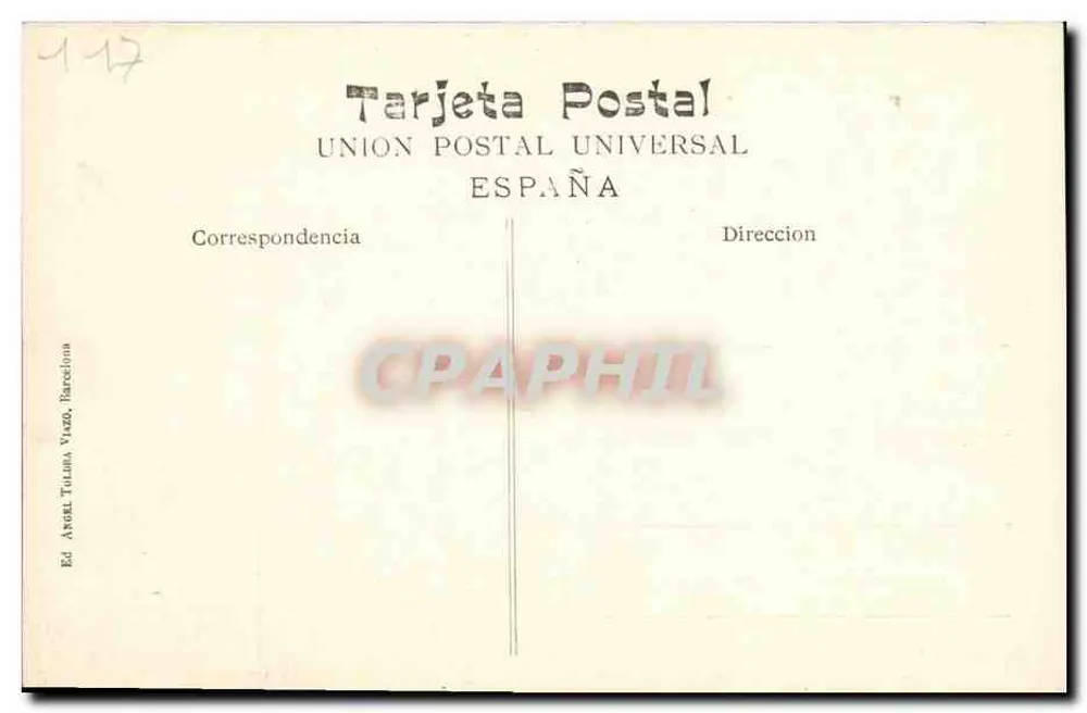 Barcelona — Moderne Gebäude am Paseo de Gracia 2 y 4 — A.T.V. 2038 - Rückseite