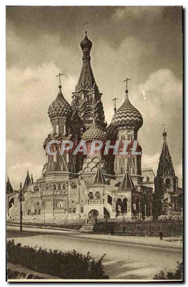 Sint-Basiliuskerk — Moskou — Uitgave van het trust « Mosreklamspriavidat » - Voorkant