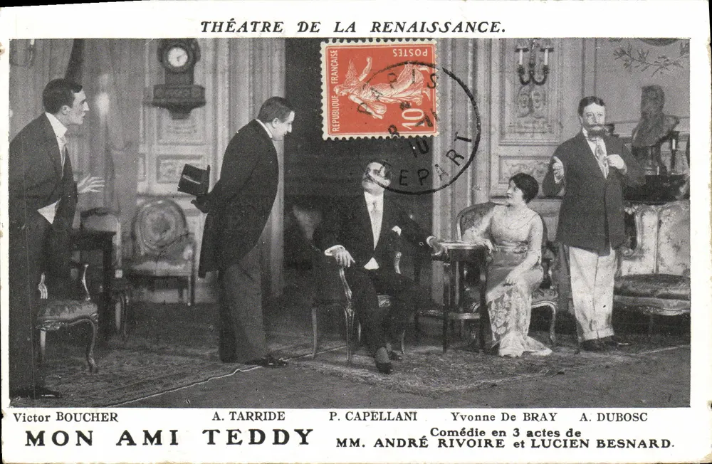 Teatro da Renascença — Meu Amigo Teddy — Editor não visível, número de série ilegível - Frente