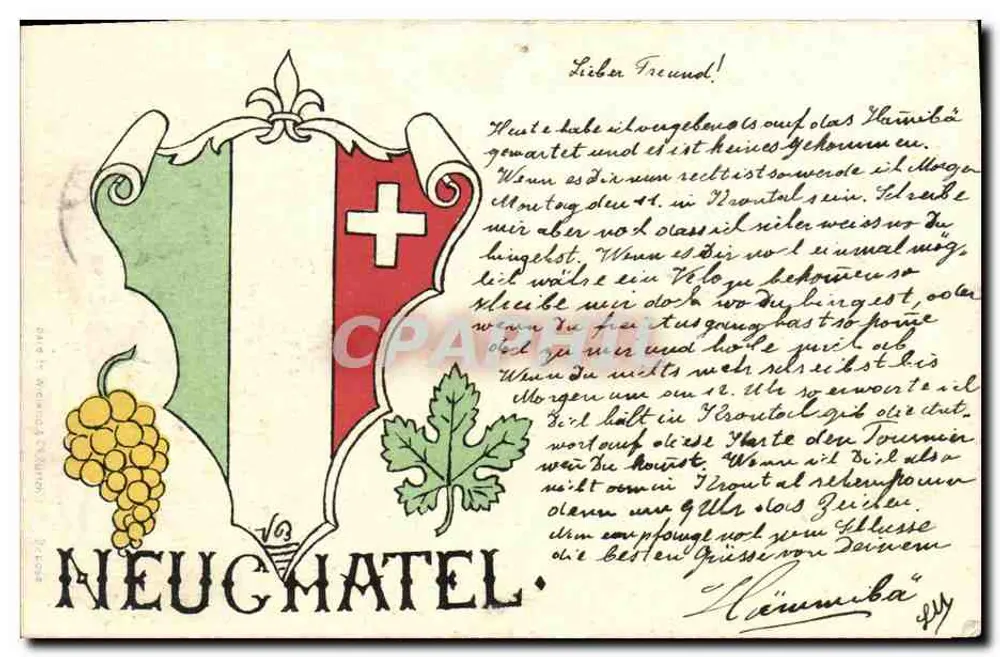 Neuchâtel — Unbekannter Verlag, Seriennummer nicht sichtbar - Vorderseite