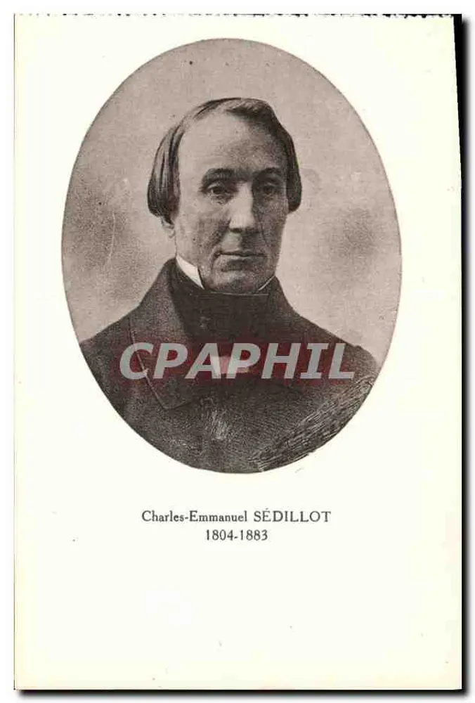 Charles-Emmanuel SÉDILLLOT — Portrait - Vorderseite
