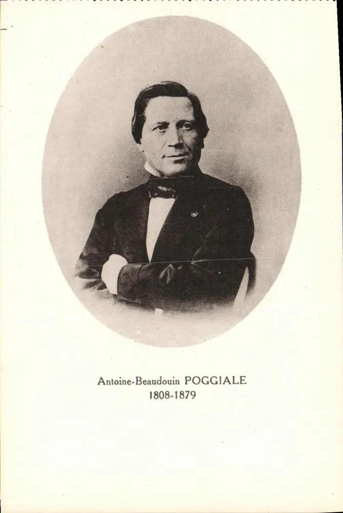 Antoine-Beaudouin Poggiale — Chemiker und Professor — Schule von Val-de-Grâce - Vorderseite