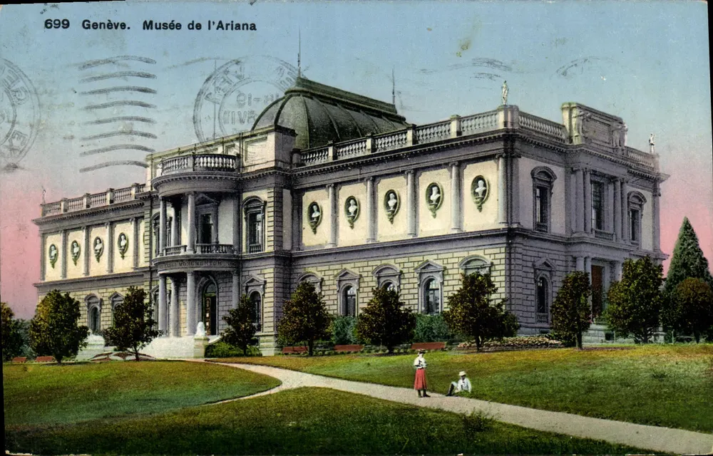 Genebra. Museu da Ariana — Phototypie Co., Neuchâtel, n°699 - Frente