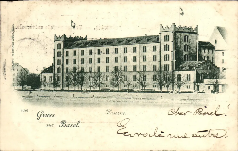 Kaserne — Basel — Verlag Geir. Metz, Nr. 9086 - Vorderseite