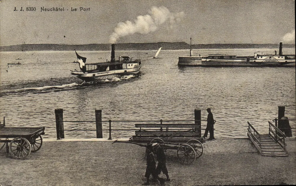 Neuchâtel - O Porto — J.J. 8350 — Jullien Frères, Genebra - Frente