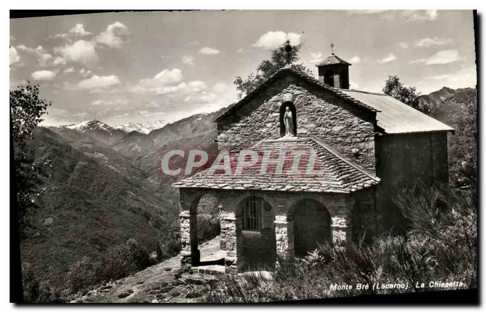Monte Bré (Lucerna) - A Chiesetta — Photoglob - Weirli A.G., Zurique, n° 5773 - Frente