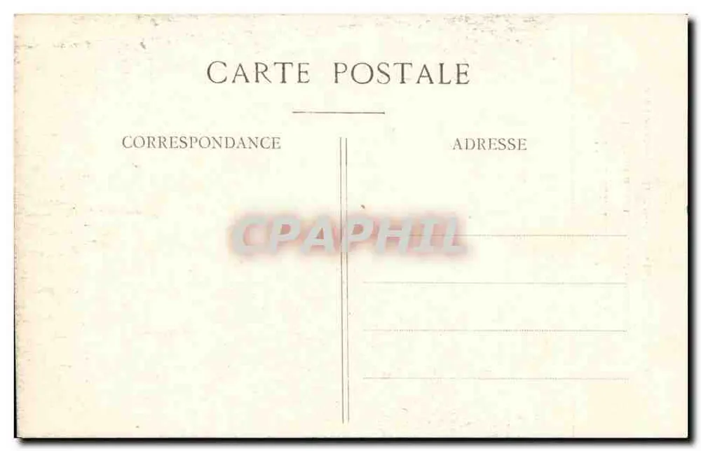 Herr Paul Deschanel — Präsident der Republik gewählt am 17. Januar 1920 — kein Verlag oder Nummer sichtbar - Rückseite