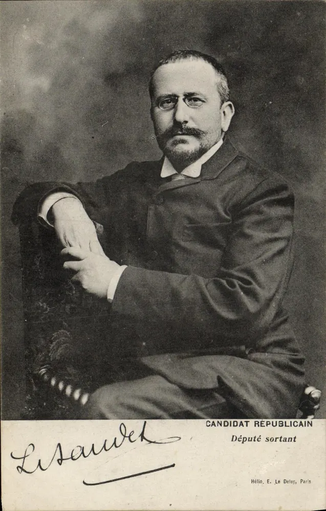 Lusandet — Candidato republicano deputado eleito — Hélio, E. Le Deley, Paris - Frente