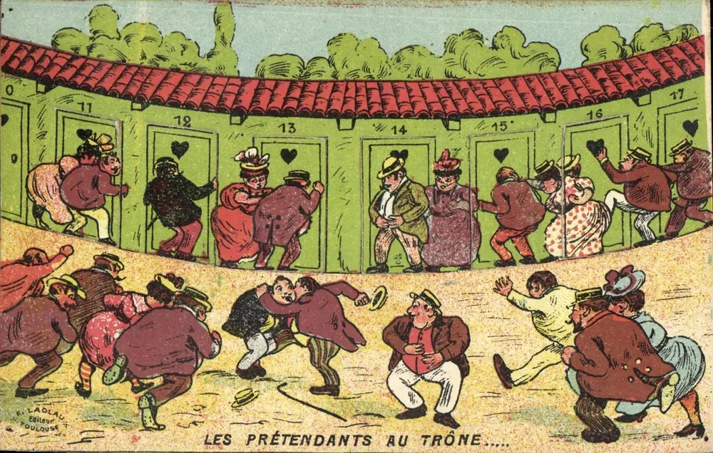 Kandydaci na Tron — E. Laclauine, Wydawca Toulouse, n°13 - Awers