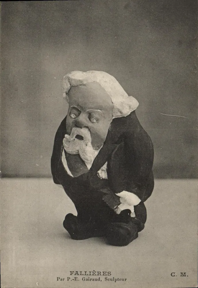 Fallières — Geknüpfter Kopf von P.-E. Gairaud — C.M. - Vorderseite