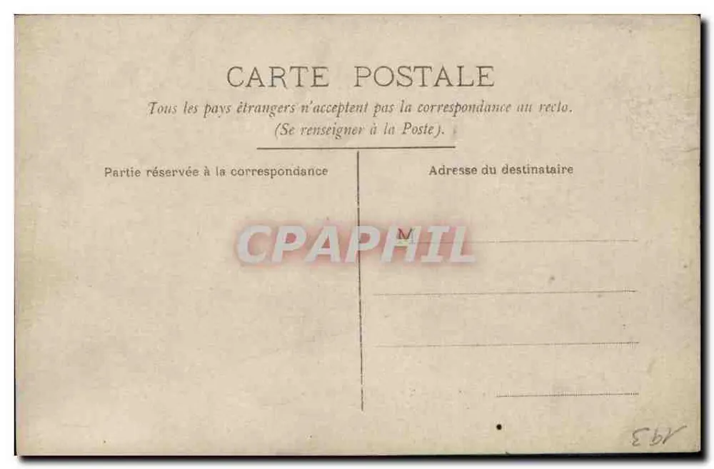 Quatro homens diante de um fiacre — Paris, editor não identificado - Verso