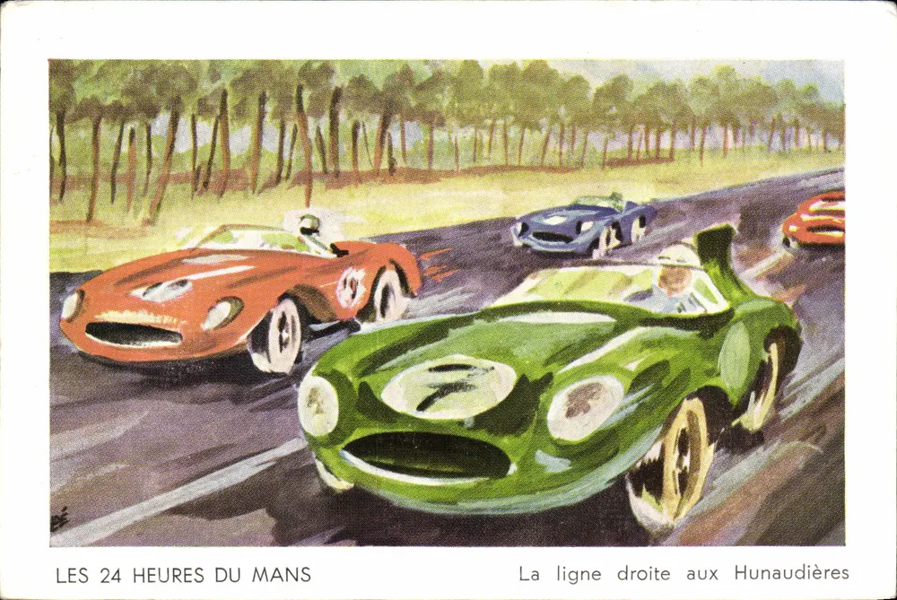 Die 24 Stunden von Le Mans — Die Gerade bei Hunaudières — Verlag nicht sichtbar - Vorderseite