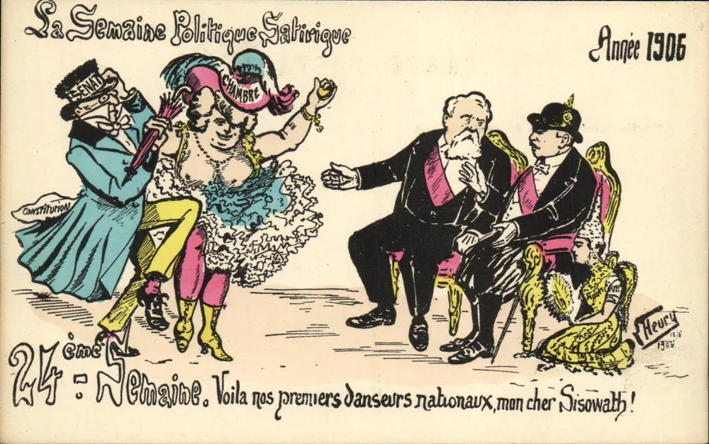 Die satirische politische Woche — Jahr 1906 — Heurý 1906 - Vorderseite