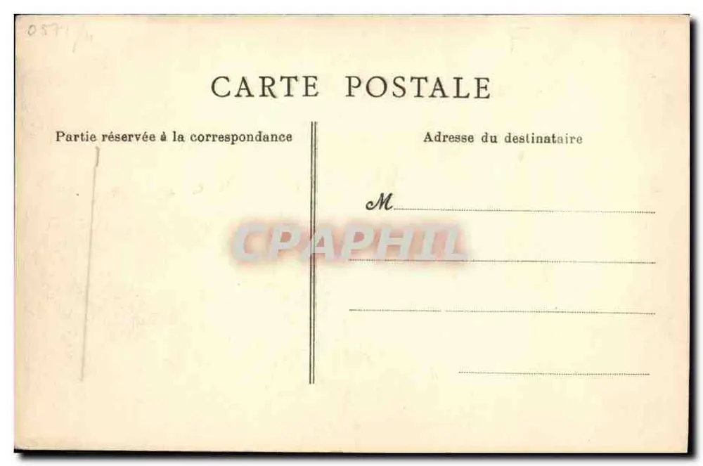 Politische satirische Szene — 'Was wollen Sie, Herr Pfarrer, wenn die Väter aufsteigen, das Regime speist nicht!' — Verleger St. Heurey, n° 1300, Jahr 1906 - Rückseite