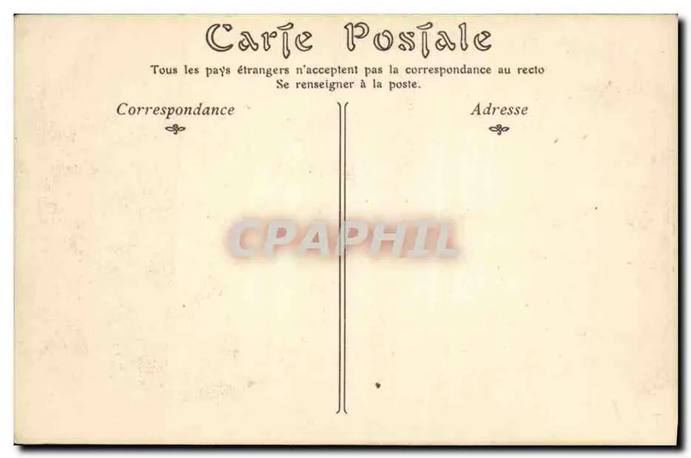 Karikatur von Herrn Étienne — Verlag ND Phot - Rückseite