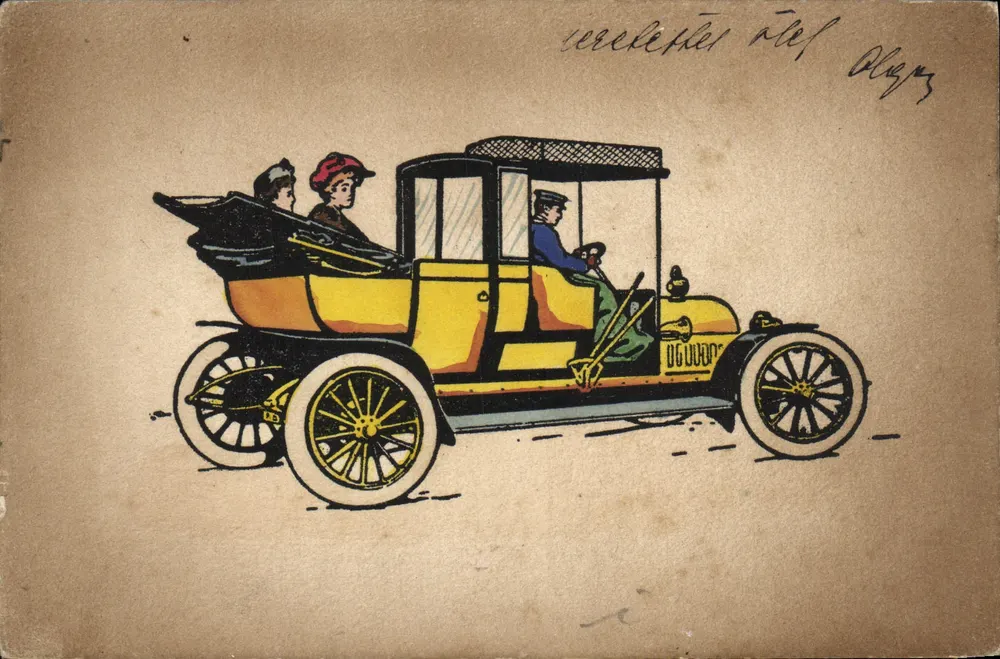 Motorwagen — Illustration — M. M. Vienne, Nr. 360 - Vorderseite