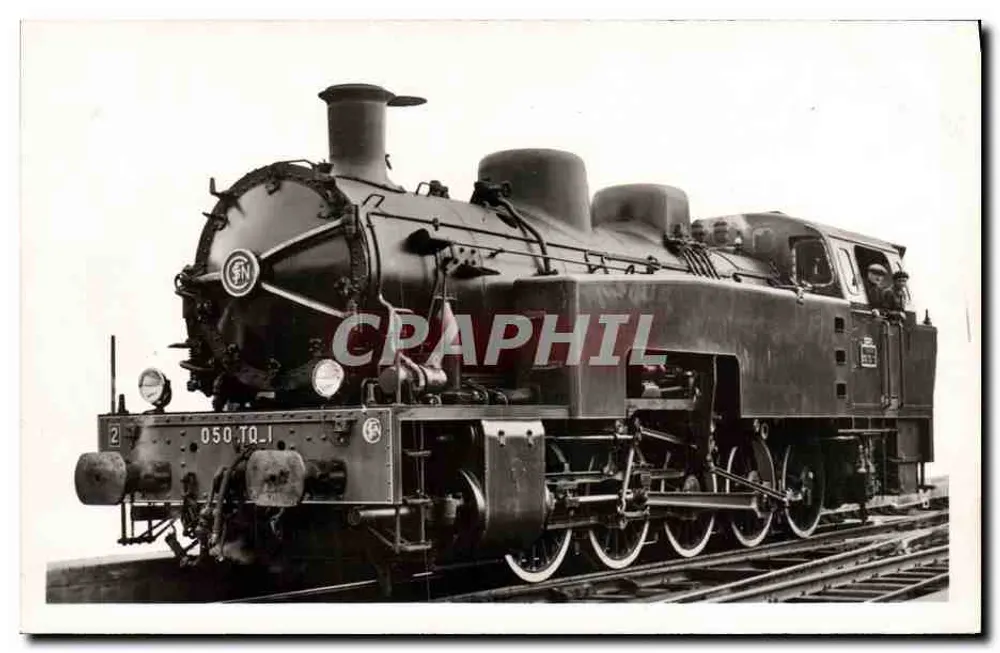 Locomotiva-tender 050 TQ — S.N.C.F. — 2ª série - Frente