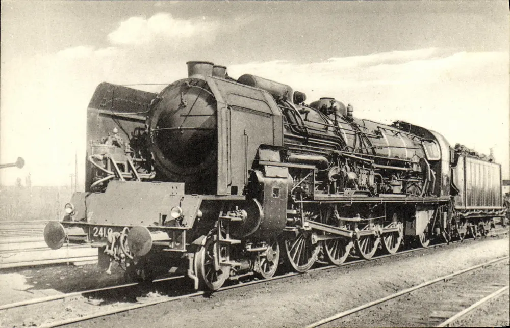 Locomotywa 241 C 1 — Południowy Wschód (dawniej PLM) — H. M. P. - Paryż - Awers