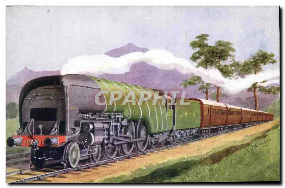 L.N.E.R. 4-Cylinder Compound Locomotive — Scotch Express — J. Salmon Ltd. Série 3867 - Frente