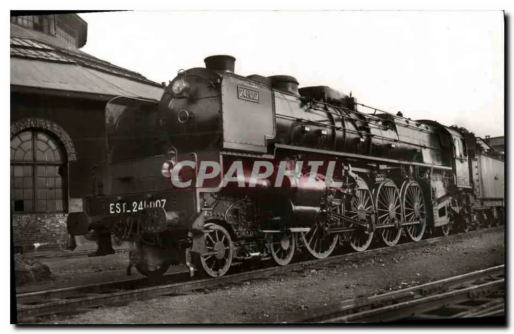 Dampflokomotive EST 241-007 — Typ Mountain, Serie 241-002 — Kunstausgabe "JAN" - Vorderseite