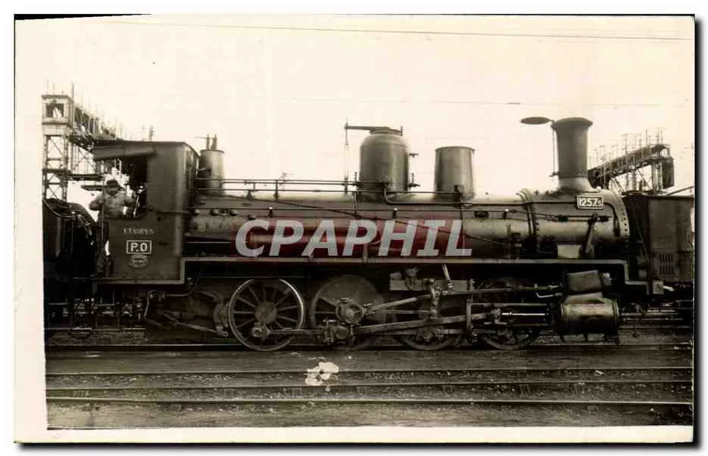 Locomotiva a vapor — Étapes — P.O. n° 12576 - Frente