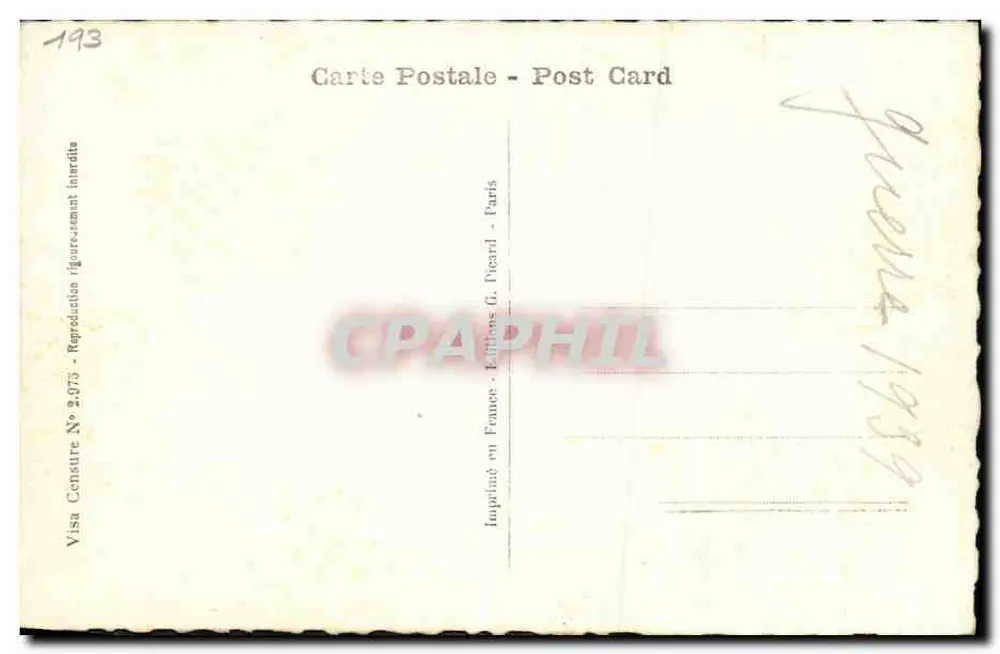 Geral Georges — retrato militar — Edições G. Picard, Paris - Verso