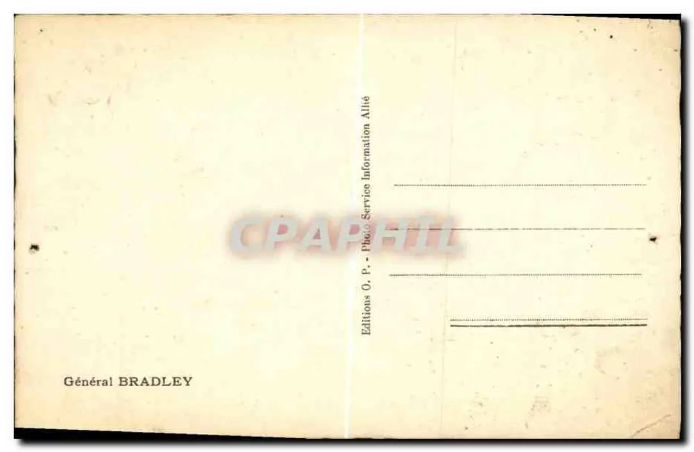 Geral Bradley — Editor O.P. - Serviço de Fotografia Informação Aliada - Verso