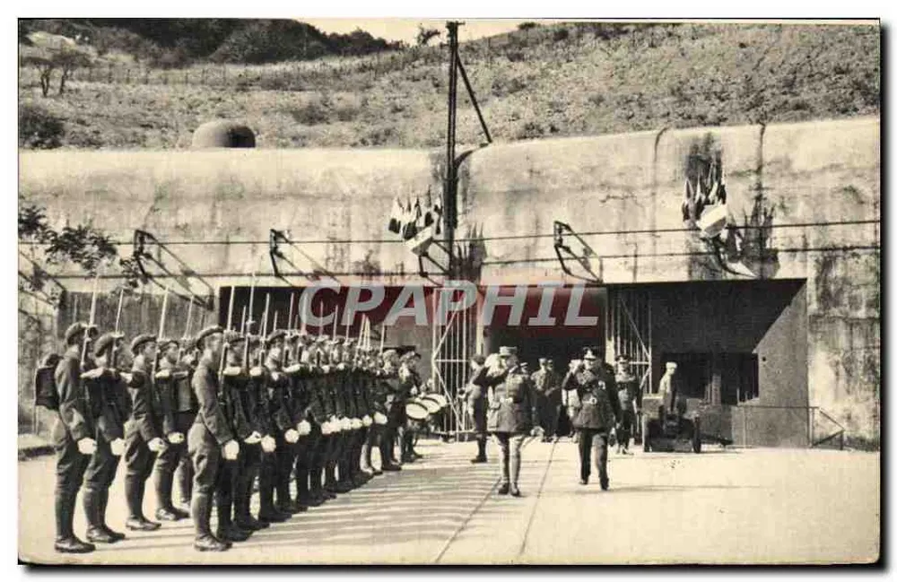 Inspektion eines befestigten Bauwerks — General Colson, Chef des Stabes — Georges Lang, Paris - Vorderseite