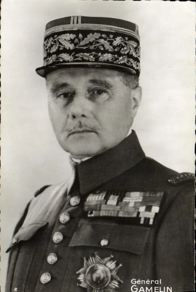 Gen. Gamelin — portret wojskowy — Wydawnictwo G. Picard, Paryż - Awers