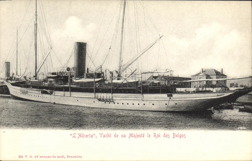 Das Alberta, Yacht Seiner Majestät des Königs der Belgier — Brüssel - Vorderseite