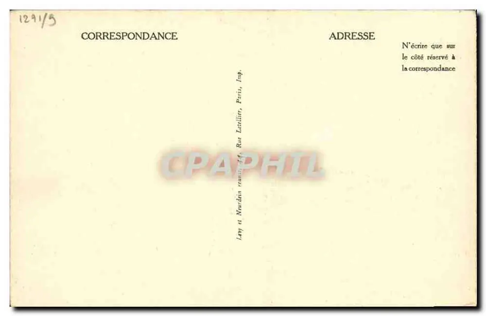 Dampfer "Pellerin de Latouche" — French Line, transatlantisch — Verleger Lary und Nardin, Paris - Rückseite