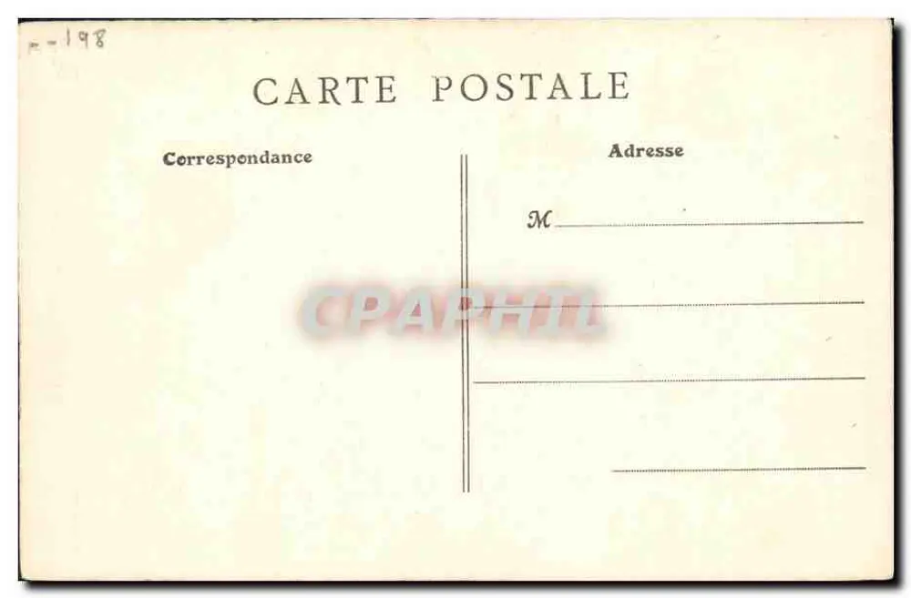 Mischsalon — Erste Klasse — Compagnie Générale Transatlantique, Dampfschiff « France » - Rückseite