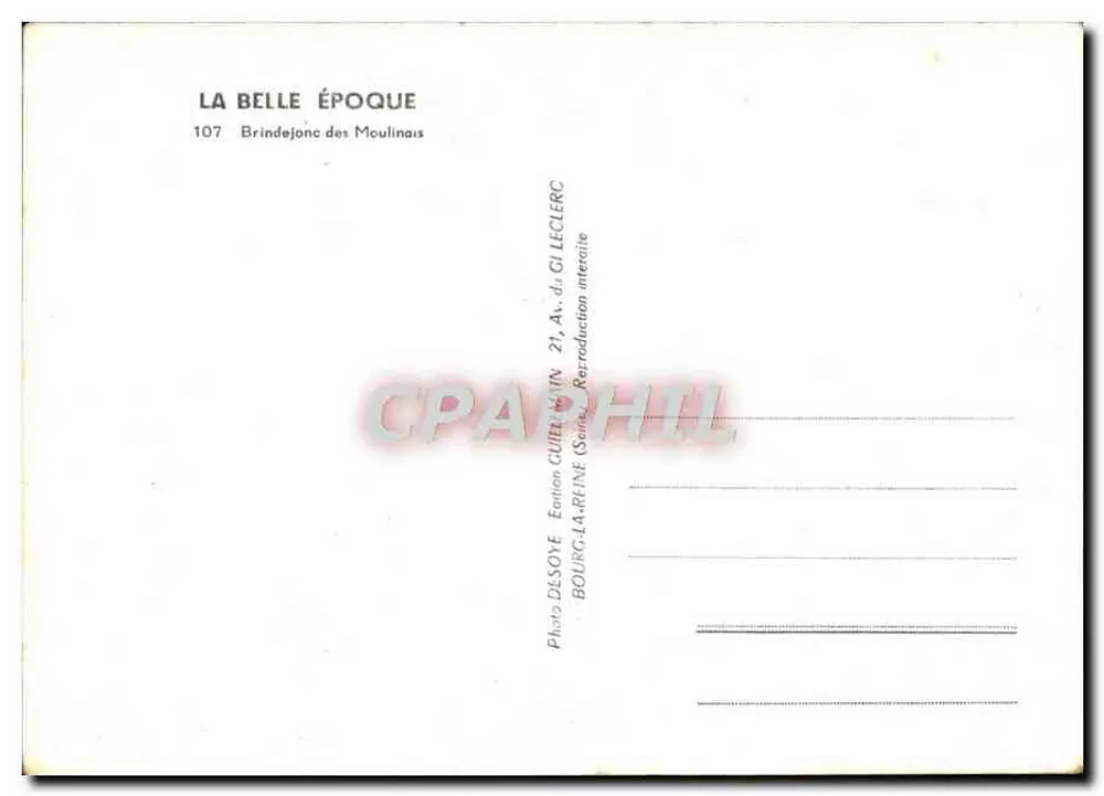 Militärische Luftfahrt — Start eines Flugzeugs mit niedrigen Flügeln — Edition Guitry & Leclerc - Rückseite