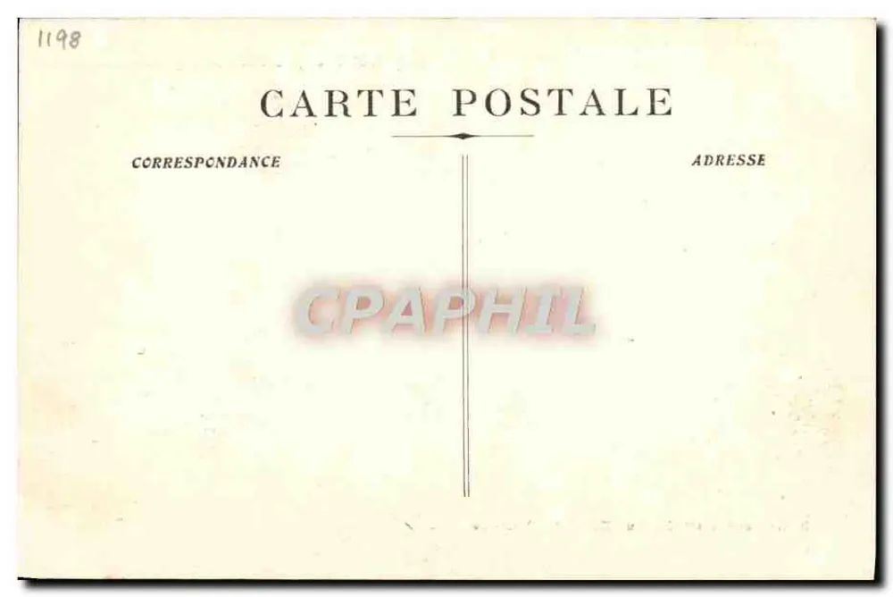 Dampfschiff « CALÉDONIEN » — Französisches Dampfschiff der Messageries Maritimes — H. TINARE — Rue Mazenod — Marseille - Rückseite