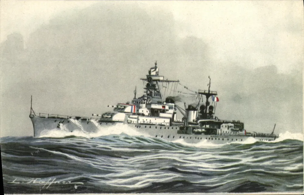 Croiseur de 2e classe « Marseillaise » — Collection de la Ligue Maritime et Coloniale — Éditeur AEC Paris, n° 666/18 - Recto