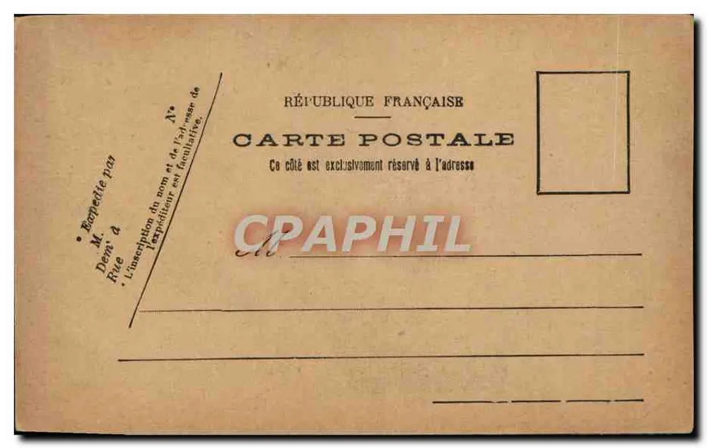 Herr Émile Loubet — Präsident der Französischen Republik — unbekannter Verleger - Rückseite