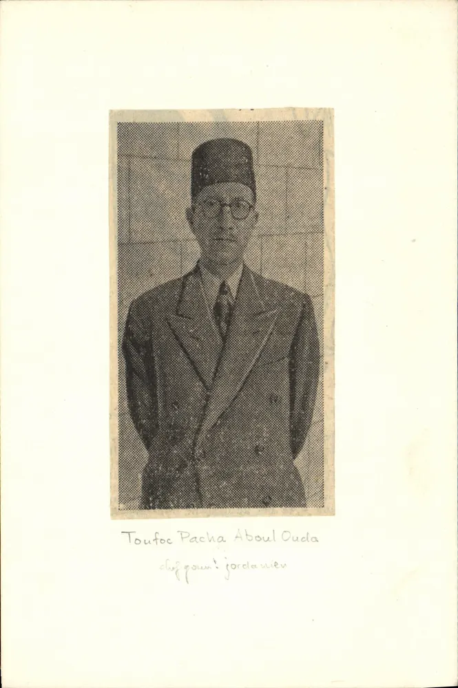 Toufoc Pacha Aboul Ouda — chief paum jordaniën — 304/495 - Vorderseite