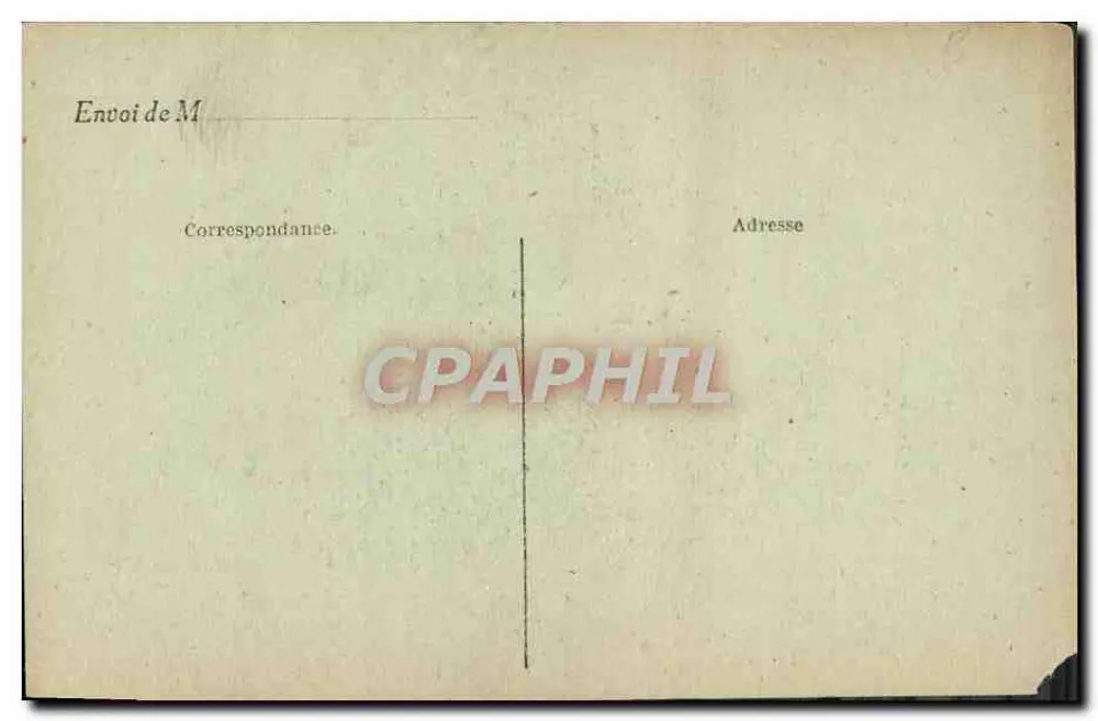アンティーク絵葉書 M アレクサンダル・ミラント 大統領 - 裏面