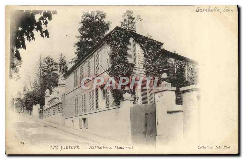 Les Jardies — Wohnhaus und Denkmal — Gambette, Léon - Vorderseite