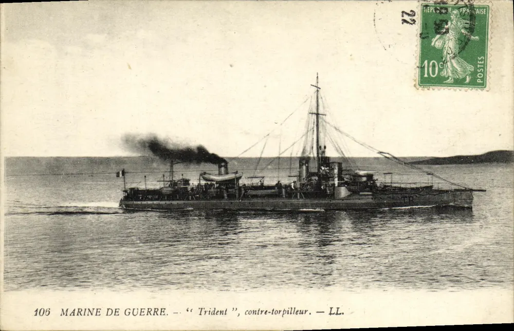 Kriegsmarine — "Trident", Torpedoboot — LL. - Vorderseite