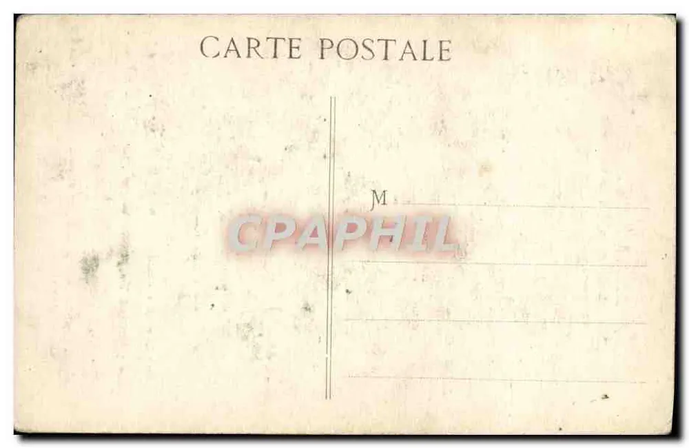 Aspirant Herber — Französischer Torpedoboot erster Klasse — H. Grimaud & Cie 54, Rue Mazenod - Marseille - Rückseite