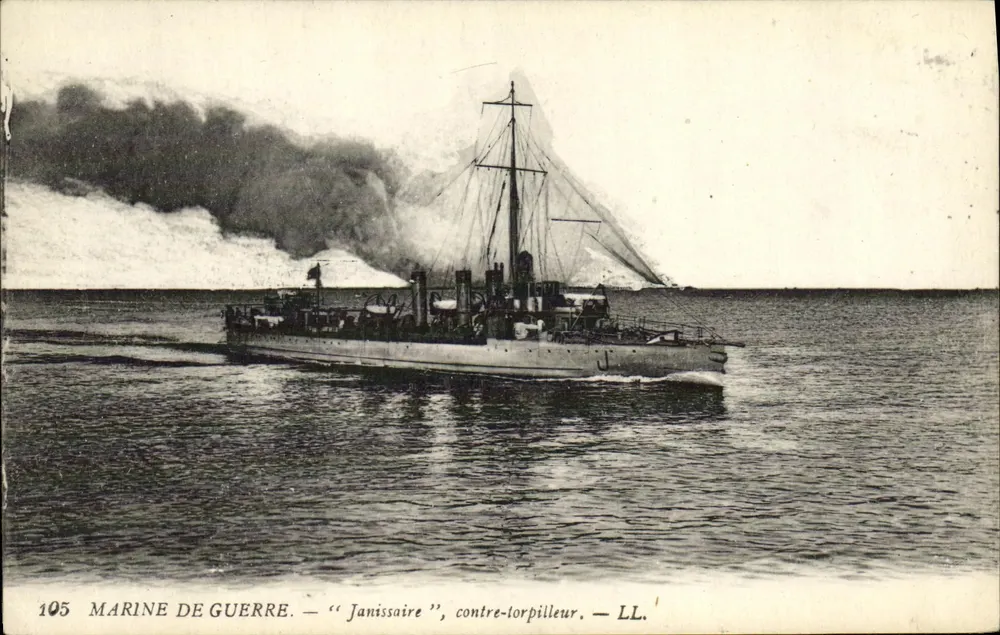 Kriegsmarine — "Janissaire", Torpedoboot — LL. — Nr. 105 - Vorderseite
